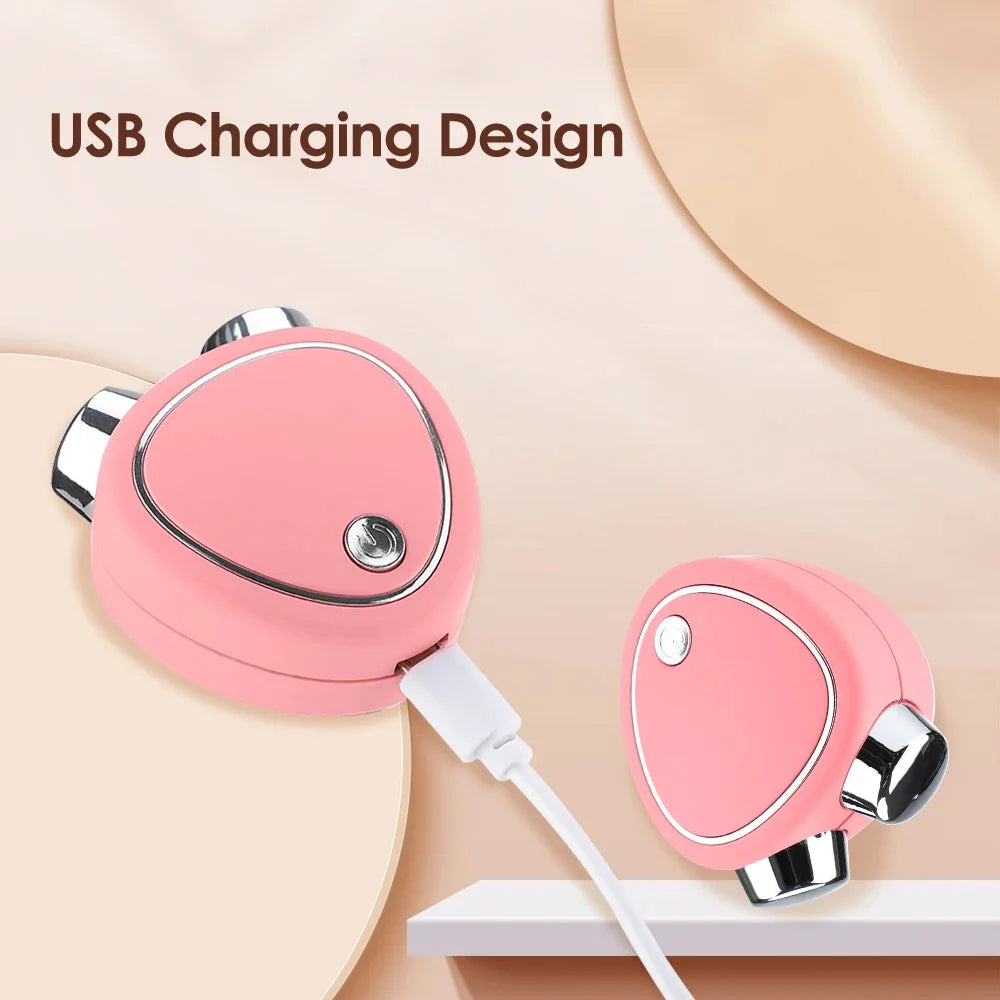 Micro Current Beauty Instrument Mini Portable Face Slimming Massager EMS Delicate Contour Lifting Firming Facial Skin