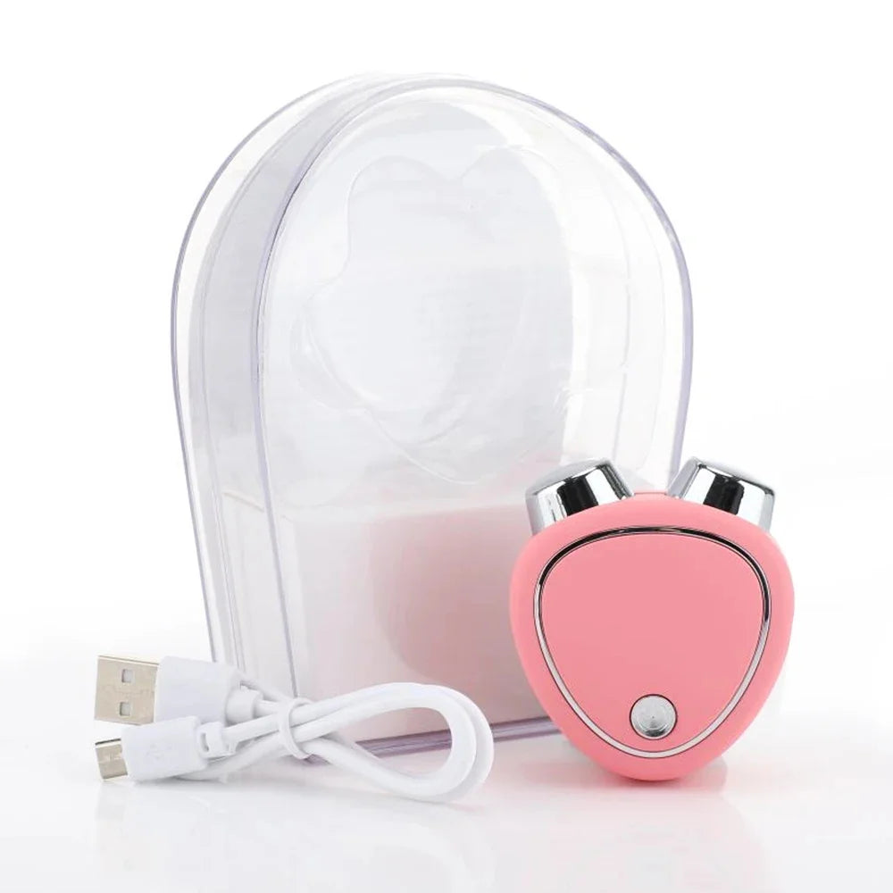 Micro Current Beauty Instrument Mini Portable Face Slimming Massager EMS Delicate Contour Lifting Firming Facial Skin