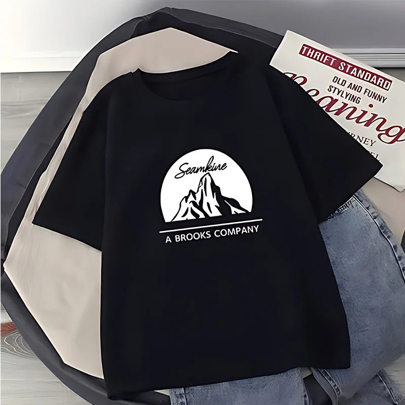 Summer Cotton Wash Women Short T-shirt